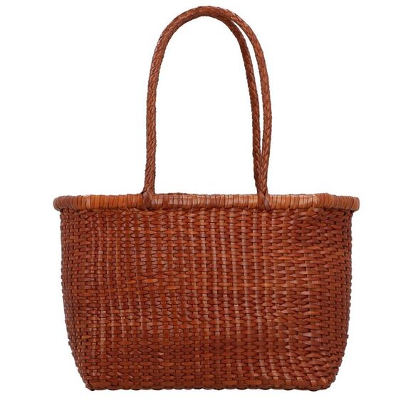 Dragon Diffusion Handbags - Dragon Diffusion B Weave Small Leather Shoulder Bag, Brown